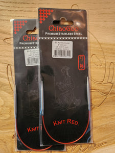 Chiaogoo SS Red Circular 9 and 12 inch